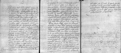 Letter to King Philip IV