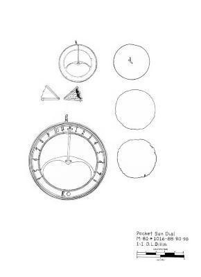 Artifact Drawing - Sundial 